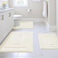 GRANNY SAYS Bathroom Rugs Sets 3 Piece, Soft Absorbent Microfiber Bath Mats by GRANNYSAYS
