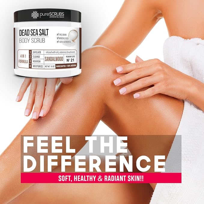 pureSCRUBS Premium Sandalwood Body Scrub Set - Image 5