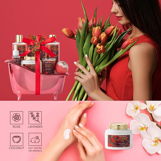 Christmas Gifts for Women, spa kit Gifts for Her Mother's Day Bath Spa Gift Set - Image 6
