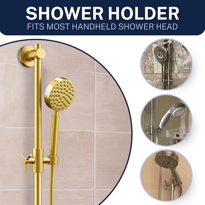 HammerHead Showers® Solid Metal 27.5 Inch Shower Slide Bar - Image 5