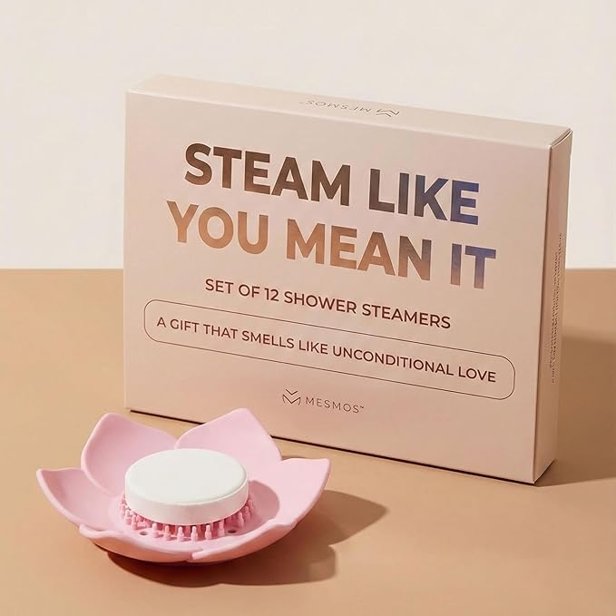 MESMOS Lotus Shower Steamer Trays, Silicone Soap Holder & Small Shower Steamer - Image 8