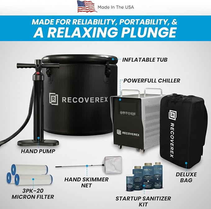 Cold Plunge Tub, 88 Gallon, 0.8 Horsepower – Heavy-Duty Ice Bath Tub - Image 5