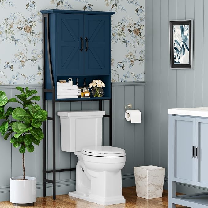 Over The Toilet Storage Cabinet, Over Toilet Bathroom Organizer - Image 5