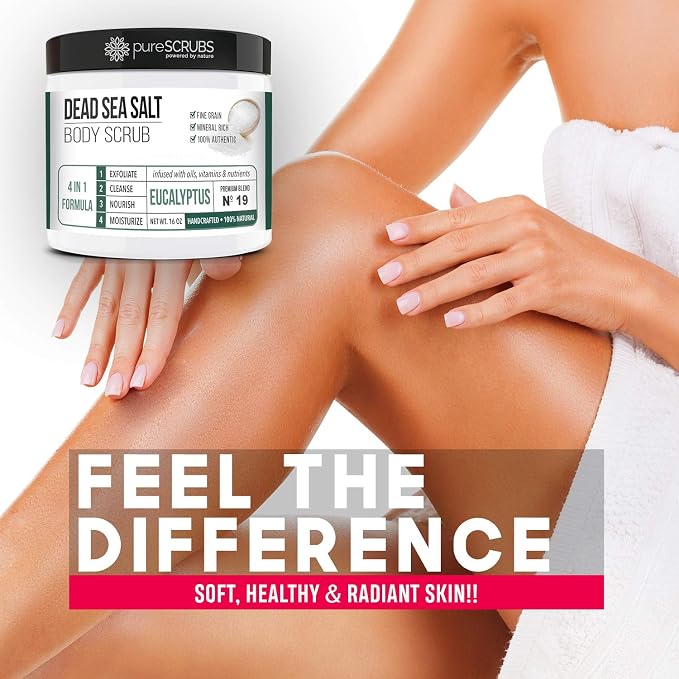 pureSCRUBS Premium Eucalyptus Body Scrub Set - Image 5