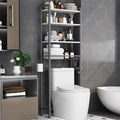 Over-The-Toilet Storage Rack, 4-Tier Bathroom Organizer Shelf Over Toilet by Kalrin