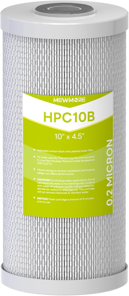 0.2 Micron 10" x 4.5" Water Filter by MewMore