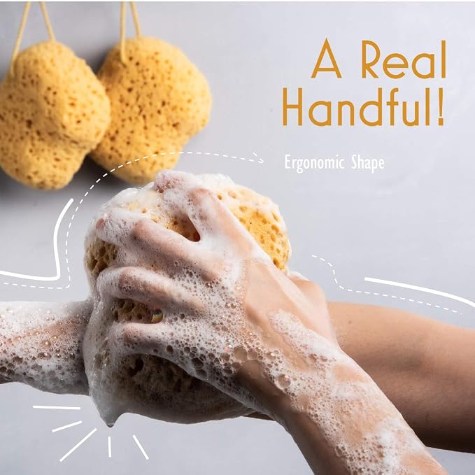 myHomeBody Bath Sponge, Foam Loofah, Body Scrubber - Image 4