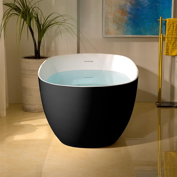 WOODBRIDGE 69" L x 32" W Luxury Contemporary Solid Surface Stone Resin - Image 5