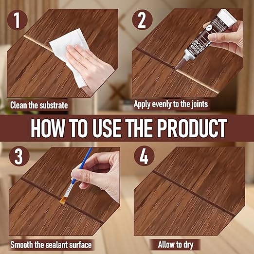 JAOJAO Brown Silicone Caulk - Image 7