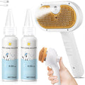 Pet Steam Brush for Dog & Cat – 3-in-1 Spray Hair Removal Comb – Steam for by VVWVVW