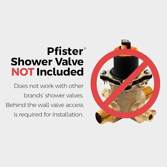 Pfister Weller Roman Tub Trim, Valve Not Included, 3-Hole Install, Brushed - Image 3