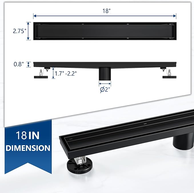 Neodrain 18-Inch Linear Shower Drain - Image 3