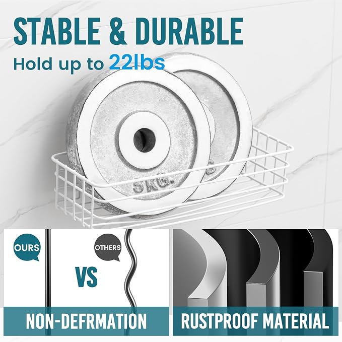 TAILI Shower Caddy Suction Cup 2 Pack - Image 3