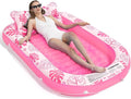 Inflatable Tanning Pool Lounger Float by COMMOUDS