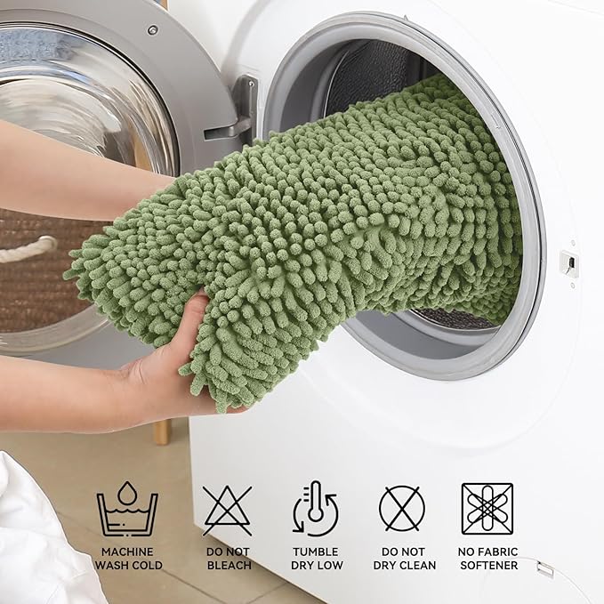 Bcoimo 24"×17" Absorbent Bath Mat, Non-Slip - Image 6