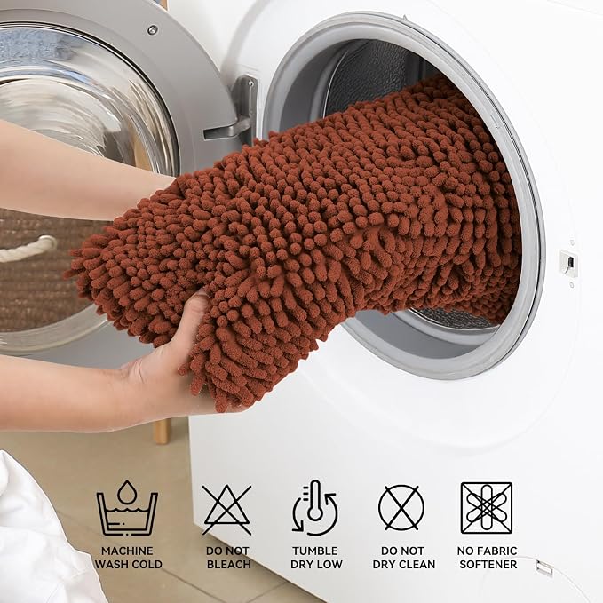 Bcoimo 70"×24" Absorbent Bath Mat, Non-Slip - Image 6