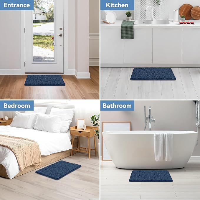 Bcoimo 24"×17" Absorbent Bath Mat, Non-Slip - Image 7