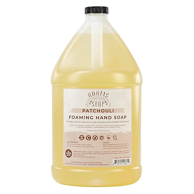 Adams Handmade Soap Liquid Foaming Soap 1 Gal by AdamsHandmadeSoap