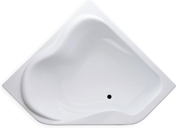 Carver Tubs - CK5959 - Modern Acrylic Fiberglass Soaking Corner Bathtub - Image 4