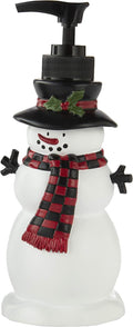SKL Home Christmas Woodland Winter Snowman Soap Dispenser by SKLHomebySaturdayKnightLtd