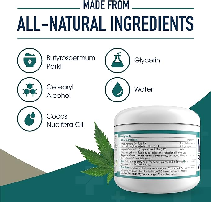MARS WELLNESS MG+ Hemp Pain Cream - Image 3