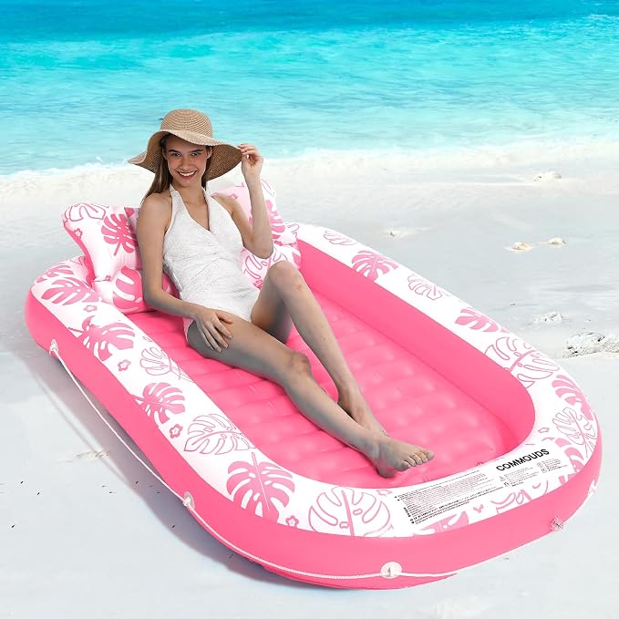 Inflatable Tanning Pool Lounger Float - Image 9