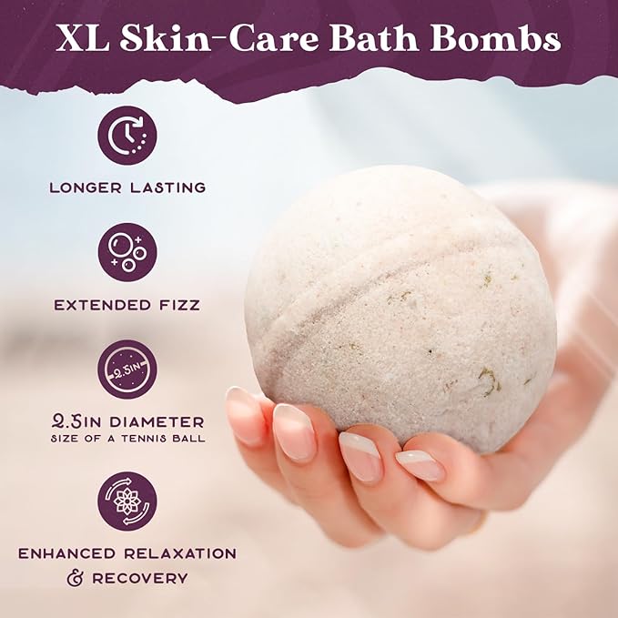Purple Canyon Glowing Goat Natural Bath Bombs | Skin Moisturizing Goat Milk - Image 6