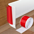 Vinyl Baseboard Molding Trim 6 Inch x 20 Feet Peel and Stick Baseboard Trim by Kikerike