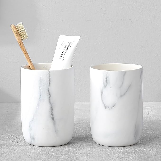 Marble Toothbrush Holders by BSDISP