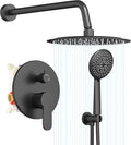 Gabrylly Black Shower System, Pressure Balance Shower Faucet Set, High Pressure by GABRYLLY