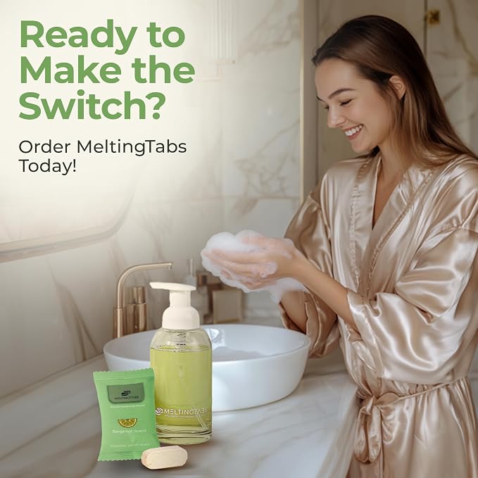 Foaming Hand Soap Tablets Refill – Bergamot Scent - Image 7