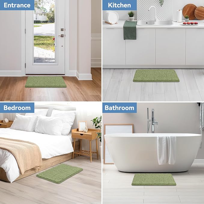 Bcoimo 24"×17" Absorbent Bath Mat, Non-Slip - Image 7