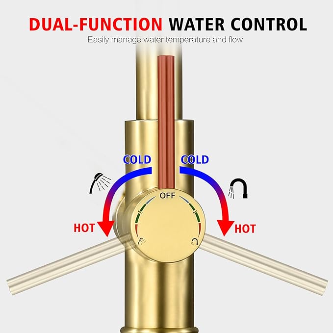 sumerain Freestanding Bathtub Faucet - Image 6