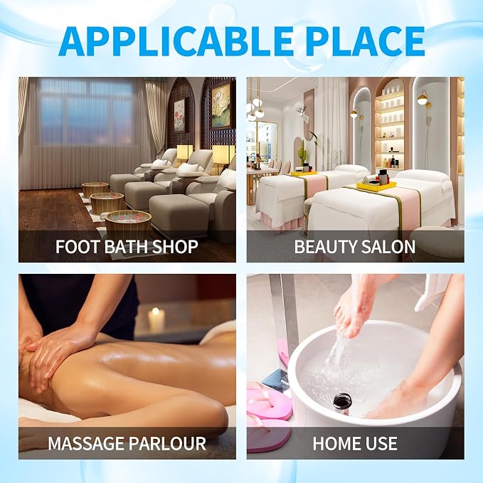 Pedicure Kit Foot Soak Set: Bubble Salt, Sugar Scrub, Massage Mask, Massage - Image 8