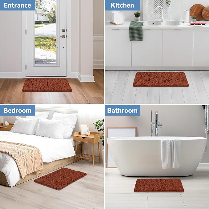 Bcoimo 30"×20" Absorbent Bath Mat, Non-Slip - Image 7