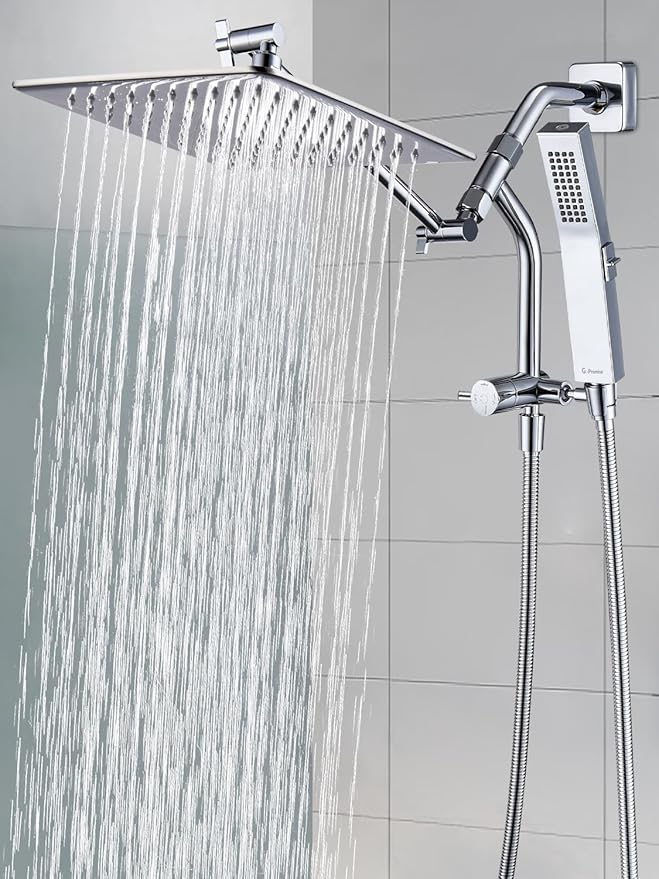 G-Promise All Metal 12 Inches Rain Shower Head - Image 7