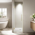23.6-23.8" x 72" Frameless Hinged Shower Door, Single Swing Shower Panel by Unknown