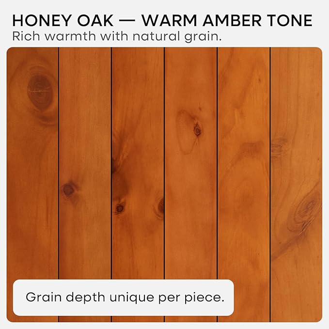 Homeforia 16 inch Oak Floating Shelf, High End Solid Real Wood 16inch Small - Image 7