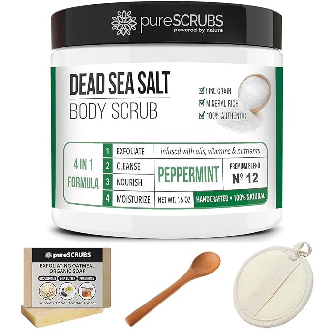 pureSCRUBS Premium Sea Salt Body Scrub Set - Image 7