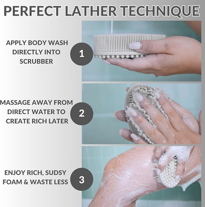 Silver Infused Exfoliating Body Scrubber - Image 8