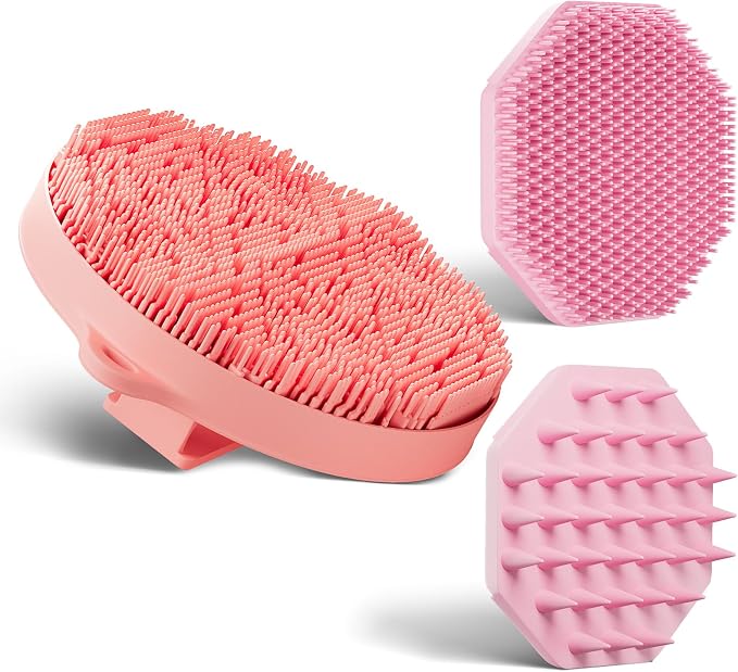 3 Soft Silicone Skin Scrubbers by kullder