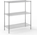 21" Deep x 48" Wide x 54" Height Wire Shelving Kit | 3-Tier | NSF Commercial by Regal+Altair