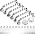 6 Pack 12 Inch Grab Bars for Bathtubs and Showers, Stainless Steel Bathroom by Unknown