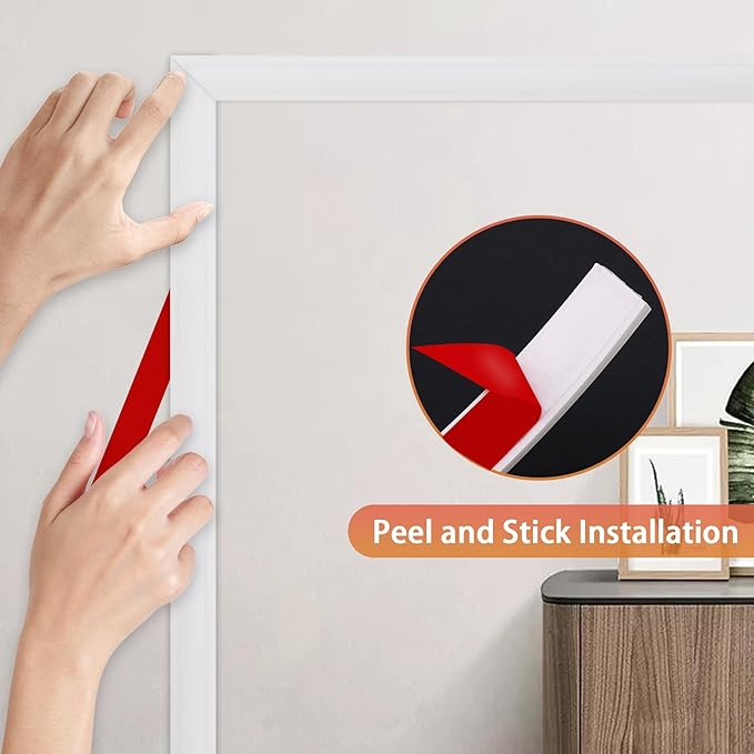 Peel and Stick Chair Rail Panel Molding - Image 3
