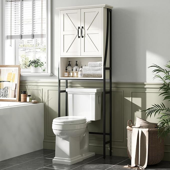 Over The Toilet Storage Cabinet, Over Toilet Bathroom Organizer, Above Toilet - Image 6
