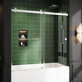 Bathtub Sliding Door, Bathtub Glass Door, Bathtub Double Sliding Tempered Glass by Foskbaths