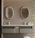 Double Sink Bathroom Vanity, Floating Vanity by LUTHXAY