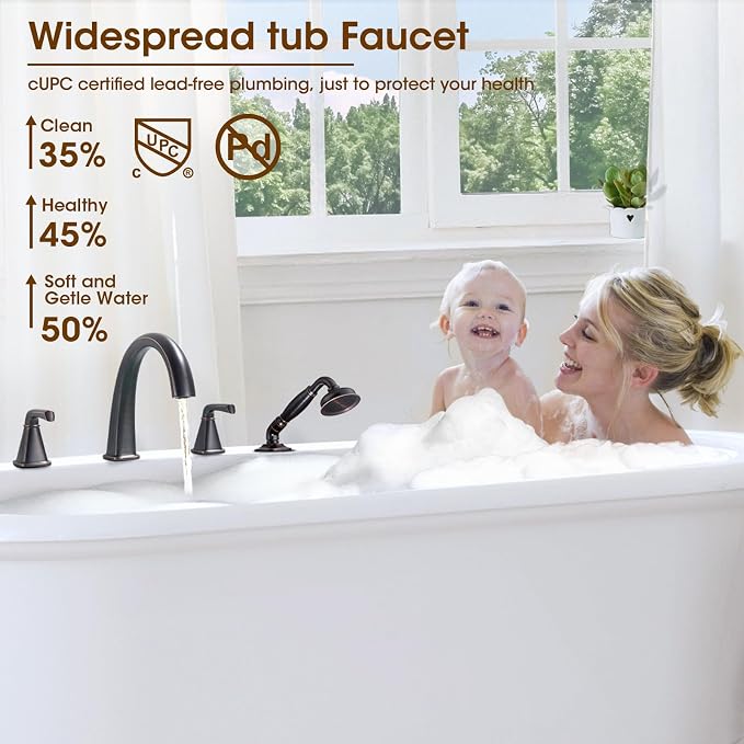 High Flow Roman Tub Faucet - Image 3