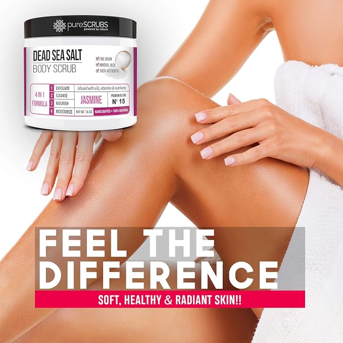 pureSCRUBS Premium Jasmine Body Scrub Set - Image 5