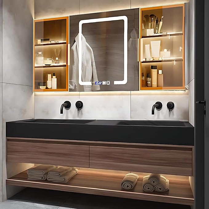 Modern Solid Wood Bathroom Vanity Set by NAIROLET